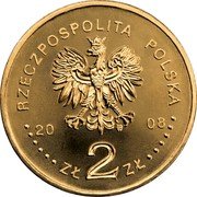 Poland 2 Zlote 40th Anniversary of March 1968 2008 MW Y# 629 RZECZPOSPOLITA POLSKA MW 2008 ZŁ 2 ZŁ coin obverse Poland 2 Zlote 40th Anniversary of March 1968 2008 MW Y# 629 RZECZPOSPOLITA POLSKA MW 2008 ZŁ 2 ZŁ coin obverse