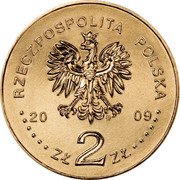 Poland 2 Zlote Cities of Poland. Trzebnica 2009 MW Y# 711 RZECZPOSPOLITA POLSKA 2009 MW ZŁ 2 ZŁ coin obverse Poland 2 Zlote Cities of Poland. Trzebnica 2009 MW Y# 711 RZECZPOSPOLITA POLSKA 2009 MW ZŁ 2 ZŁ coin obverse