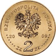Poland 2 Zlote 70th Anniversary of the Battle of Westerplatte 2009 MW Y# 694 RZECZPOSPOLITA POLSKA MW 2009 ZŁ 2 ZŁ coin obverse Poland 2 Zlote 70th Anniversary of the Battle of Westerplatte 2009 MW Y# 694 RZECZPOSPOLITA POLSKA MW 2009 ZŁ 2 ZŁ coin obverse