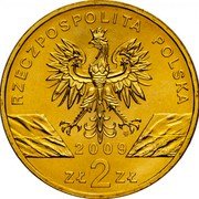 Poland 2 Zlote The European Green Lizard 2009 MW Y# 678 RZECZPOSPOLITA POLSKA MW 2009 ZŁ 2 ZŁ coin obverse Poland 2 Zlote The European Green Lizard 2009 MW Y# 678 RZECZPOSPOLITA POLSKA MW 2009 ZŁ 2 ZŁ coin obverse