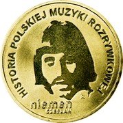 Poland 2 Zlote Czeslaw Niemen 2009 MW Y# 684 HISTORIA POLSKIEJ MUZYKI ROZRYWKOWEJ NIEMEN CZESŁAW coin reverse Poland 2 Zlote Czeslaw Niemen 2009 MW Y# 684 HISTORIA POLSKIEJ MUZYKI ROZRYWKOWEJ NIEMEN CZESŁAW coin reverse