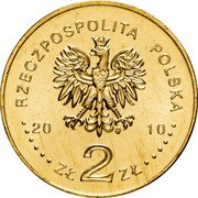 Poland 2 Zlote Polish August of 1980 2010 MW Y# 737 RZECZPOSPOLITA POLSKA 2010 MW ZŁ 2 ZŁ coin obverse Poland 2 Zlote Polish August of 1980 2010 MW Y# 737 RZECZPOSPOLITA POLSKA 2010 MW ZŁ 2 ZŁ coin obverse