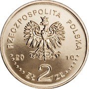 Poland 2 Zlote 90th Anniversary of Battle of Warsaw 2010 MW Y# 735 RZECZPOSPOLITA POLSKA 2010 MW ZŁ 2 ZŁ coin obverse Poland 2 Zlote 90th Anniversary of Battle of Warsaw 2010 MW Y# 735 RZECZPOSPOLITA POLSKA 2010 MW ZŁ 2 ZŁ coin obverse