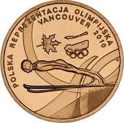 Poland 2 Zlote Polish Olympic Team. Vancouver 2010 MW Y# 715 POLSKA REPREZENTACJA OLIMPIJSKA VANCOUVER 2010 coin reverse Poland 2 Zlote Polish Olympic Team. Vancouver 2010 MW Y# 715 POLSKA REPREZENTACJA OLIMPIJSKA VANCOUVER 2010 coin reverse