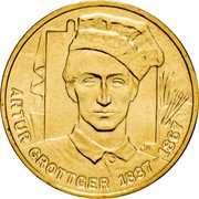 Poland 2 Zlote Artur Grottger 2010 MW Y# 746 ARTUR GROTTGER 1837-1867 coin reverse Poland 2 Zlote Artur Grottger 2010 MW Y# 746 ARTUR GROTTGER 1837-1867 coin reverse