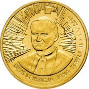 Poland 2 Zlote Beatification of Pope John Paul II 2011 MW Y# 772 BEATYFIKACJA JANA PAWŁA II 1 V 2011 coin reverse Poland 2 Zlote Beatification of Pope John Paul II 2011 MW Y# 772 BEATYFIKACJA JANA PAWŁA II 1 V 2011 coin reverse