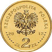 Poland 2 Zlote 20th Anniversary of Great Orchestra of Christmas Charity 2012 MW Y# 809 RZECZPOSPOLITA POLSKA 2012 MW ZŁ 2 ZŁ coin obverse Poland 2 Zlote 20th Anniversary of Great Orchestra of Christmas Charity 2012 MW Y# 809 RZECZPOSPOLITA POLSKA 2012 MW ZŁ 2 ZŁ coin obverse