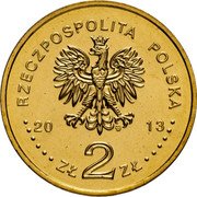 Poland 2 Zlote Polish Ships. Military Transport Ship Lublin 2013 MW Y# 862 RZECZPOSPOLITA POLSKA 2013 MW ZŁ 2 ZŁ coin obverse Poland 2 Zlote Polish Ships. Military Transport Ship Lublin 2013 MW Y# 862 RZECZPOSPOLITA POLSKA 2013 MW ZŁ 2 ZŁ coin obverse