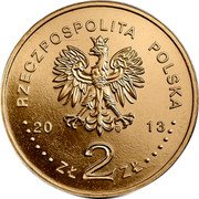 Poland 2 Zlote 130th Anniversary of the Death of Cyprian Norwid 2013 MW Y# 856 RZECZPOSPOLITA POLSKA 20 13 MW ZŁ 2 ZŁ coin obverse Poland 2 Zlote 130th Anniversary of the Death of Cyprian Norwid 2013 MW Y# 856 RZECZPOSPOLITA POLSKA 20 13 MW ZŁ 2 ZŁ coin obverse