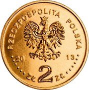 Poland 2 Zlote 150th Anniversary of the January 1863 Uprising 2013 MW Y# 852 RZECZPOSPOLITA POLSKA 2013 MW ZŁ 2 ZŁ coin obverse Poland 2 Zlote 150th Anniversary of the January 1863 Uprising 2013 MW Y# 852 RZECZPOSPOLITA POLSKA 2013 MW ZŁ 2 ZŁ coin obverse