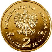 Poland 2 Zlote FIFA World Cup in Germany 2006 MW Y# 606 RZECZPOSPOLITA POLSKA MW 2006 ZŁ 2 ZŁ coin obverse Poland 2 Zlote FIFA World Cup in Germany 2006 MW Y# 606 RZECZPOSPOLITA POLSKA MW 2006 ZŁ 2 ZŁ coin obverse