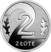 Poland 2 Zlote One Hundred Years of the Zloty 2019 MW Proof; all in proof set 2 ZŁOTE coin reverse