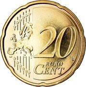 Bulgaria 20 Euro Cent (Madara Rider) 20 LL EURO CENT coin reverse Bulgaria 20 Euro Cent (Madara Rider) 20 LL EURO CENT coin reverse