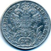 Austria 20 Kreuzer Josef II 1783 ARCH A D B LOTH M D HETR 1783 X coin reverse Austria 20 Kreuzer Josef II 1783 ARCH A D B LOTH M D HETR 1783 X coin reverse