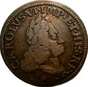 Italy 20 Soldi (Carlo VI) CAROLVS. VI. IMP. ET. HIS. REX coin obverse Italy 20 Soldi (Carlo VI) CAROLVS. VI. IMP. ET. HIS. REX coin obverse