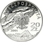 Poland 20 Zlotych Salt Mine in Wieliczka 2001 MW Proof Y# 409 RZECZPOSPOLITA 20 ZŁ MW 2001 POLSKA coin obverse Poland 20 Zlotych Salt Mine in Wieliczka 2001 MW Proof Y# 409 RZECZPOSPOLITA 20 ZŁ MW 2001 POLSKA coin obverse
