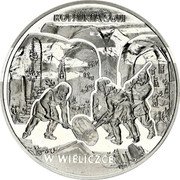 Poland 20 Zlotych Salt Mine in Wieliczka 2001 MW Proof Y# 409 KOPALNIA SOLI W WIELICZCE coin reverse Poland 20 Zlotych Salt Mine in Wieliczka 2001 MW Proof Y# 409 KOPALNIA SOLI W WIELICZCE coin reverse