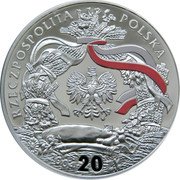 Poland 20 Zlotych Harvest Festival 2004 MW Proof Y# 508 RZECZPOSPOLITA POLSKA MW 2004 20 ZŁ coin obverse Poland 20 Zlotych Harvest Festival 2004 MW Proof Y# 508 RZECZPOSPOLITA POLSKA MW 2004 20 ZŁ coin obverse