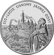 Poland 20 Zlotych The 350th Anniversary of Defence of Jasna Gora in Czestochowa 2005 MW Proof Y# 597 350 - LECIE OBRONY JASNEJ GÓRY coin reverse Poland 20 Zlotych The 350th Anniversary of Defence of Jasna Gora in Czestochowa 2005 MW Proof Y# 597 350 - LECIE OBRONY JASNEJ GÓRY coin reverse