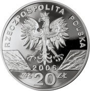 Poland 20 Zlotych Marmot 2006 MW Proof Y# 535 RZECZPOSPOLITA POLSKA MW 2006 ZŁ 20 ZŁ coin obverse Poland 20 Zlotych Marmot 2006 MW Proof Y# 535 RZECZPOSPOLITA POLSKA MW 2006 ZŁ 20 ZŁ coin obverse