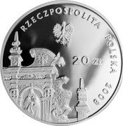 Poland 20 Zlotych Kazimierez Dolny 2008 MW Proof Y# 642 RZECZPOSPOLITA POLSKA 2008 20 ZŁ MW coin obverse Poland 20 Zlotych Kazimierez Dolny 2008 MW Proof Y# 642 RZECZPOSPOLITA POLSKA 2008 20 ZŁ MW coin obverse