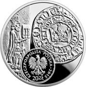 Poland 20 Zlotych Grosz of Casimir the Great 2015 MW Proof Y# 939 GROSSI CRACOVIENSES RZECZPOSPOLITA POLSKA 2015 20 ZŁ MW coin obverse Poland 20 Zlotych Grosz of Casimir the Great 2015 MW Proof Y# 939 GROSSI CRACOVIENSES RZECZPOSPOLITA POLSKA 2015 20 ZŁ MW coin obverse