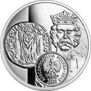 Poland 20 Zlotych Florin of Ladislas the Elbow-high 2015 MW Proof Y# 937 RZECZPOSPOLITA POLSKA 2015 20 ZŁ MW coin obverse Poland 20 Zlotych Florin of Ladislas the Elbow-high 2015 MW Proof Y# 937 RZECZPOSPOLITA POLSKA 2015 20 ZŁ MW coin obverse