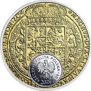 Poland 20 Zlotych 100 Ducats of Sigismund Vasa 2017 MW Proof Y# 993 RZECZPOSPOLITA POLSKA 2017 MW 20 ZŁ MAGNVS.DVX.LITVAN:RVSS PRVSS MAS SAM LIVON ZC coin obverse Poland 20 Zlotych 100 Ducats of Sigismund Vasa 2017 MW Proof Y# 993 RZECZPOSPOLITA POLSKA 2017 MW 20 ZŁ MAGNVS.DVX.LITVAN:RVSS PRVSS MAS SAM LIVON ZC coin obverse