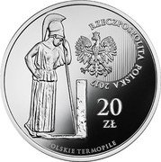Poland 20 Zlotych The Polish Thermopylae. Battle of Zadworze 2017 MW Proof Y# 992 RZECZPOSPOLITA POLSKA 2017 MW 20 ZŁ POLSKIE TERMOPILE coin obverse Poland 20 Zlotych The Polish Thermopylae. Battle of Zadworze 2017 MW Proof Y# 992 RZECZPOSPOLITA POLSKA 2017 MW 20 ZŁ POLSKIE TERMOPILE coin obverse