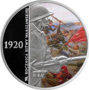 Poland 20 Zlotych 90th Anniversary of Battle of Warsaw 2010 MW Proof Y# 736 1920 90. ROCZNICA BITWY WARSZAWSKIEJ coin reverse Poland 20 Zlotych 90th Anniversary of Battle of Warsaw 2010 MW Proof Y# 736 1920 90. ROCZNICA BITWY WARSZAWSKIEJ coin reverse