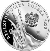 Poland 20 Zlotych January Uprising 2023 MW Proof RZECZPOSPOLITA POLSKA 2023 MW 20 ZŁ coin obverse