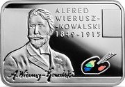 Poland 20 Zlotych Alfred Wierusz-Kowalski 2015 MW Proof Y# 938 1849-1915 ALFRED WIERUSZ-KOWALSKI coin reverse Poland 20 Zlotych Alfred Wierusz-Kowalski 2015 MW Proof Y# 938 1849-1915 ALFRED WIERUSZ-KOWALSKI coin reverse