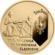 Poland 200 Zlotych (100th Anniversary of the 3rd Silesian Uprising) 100 ROCZNICA III POWSTANIA ŚLĄSKIEGO TOBIE POLSKO coin reverse