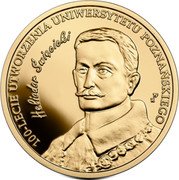 Poland 200 Zlotych 100th Anniversary of the University of Poznan 2019 MW Proof 100-LECIE UTWORZENIA UNIWERSYTETU POZNAŃSKIEGO HELIODOR ŚVIĘCICKI W U coin reverse