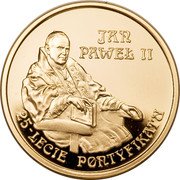 Poland 200 Zlotych 25th Anniversary of the Pontificate of John Paul II 2003 MW Proof Y# 472 JAN PAWEŁ II 25-LECIE PONTYFIKATU coin reverse Poland 200 Zlotych 25th Anniversary of the Pontificate of John Paul II 2003 MW Proof Y# 472 JAN PAWEŁ II 25-LECIE PONTYFIKATU coin reverse