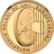 Poland 200 Zlotych Poland's Accession to the European Union 2004 MW Proof Y# 483 WSTĄPIENIE POLSKI DO UNII EUROPEJSKIEJ coin reverse Poland 200 Zlotych Poland's Accession to the European Union 2004 MW Proof Y# 483 WSTĄPIENIE POLSKI DO UNII EUROPEJSKIEJ coin reverse