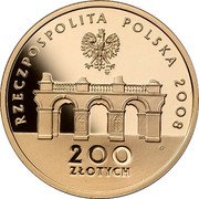 Poland 200 Zlotych 90th Anniversary of Regaining Independence by Poland 2008 MW Proof Y# 653 RZECZPOSPOLITA POSLKA 2008 MW 200 ZŁOTYCH coin obverse Poland 200 Zlotych 90th Anniversary of Regaining Independence by Poland 2008 MW Proof Y# 653 RZECZPOSPOLITA POSLKA 2008 MW 200 ZŁOTYCH coin obverse