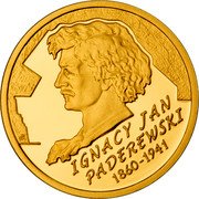 Poland 200 Zlotych Ignacy Jan Paderewski 2011 MW Proof Y# 791 IGNACY JAN PADEREWSKI 1860-1941 coin reverse Poland 200 Zlotych Ignacy Jan Paderewski 2011 MW Proof Y# 791 IGNACY JAN PADEREWSKI 1860-1941 coin reverse