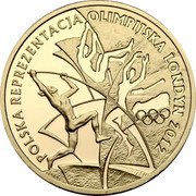 Poland 200 Zlotych Polish Olympic Team in London 2012 MW Proof Y# 834 POLSKA REPREZENTACJA OLIMPIJSKA LONDYN 2012 coin reverse Poland 200 Zlotych Polish Olympic Team in London 2012 MW Proof Y# 834 POLSKA REPREZENTACJA OLIMPIJSKA LONDYN 2012 coin reverse