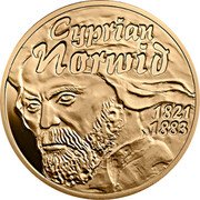 Poland 200 Zlotych Cyprian Norwid 2013 MW Proof Y# 858 CYPRIAN NORWID 1821 1883 coin reverse Poland 200 Zlotych Cyprian Norwid 2013 MW Proof Y# 858 CYPRIAN NORWID 1821 1883 coin reverse