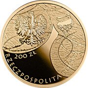 Poland 200 Zlotych Polish Olympic Team in Sochi 2014 MW Proof Y# 895 MW 200 ZŁ RZECZPOSPOLITA POLSKA 2014 coin obverse Poland 200 Zlotych Polish Olympic Team in Sochi 2014 MW Proof Y# 895 MW 200 ZŁ RZECZPOSPOLITA POLSKA 2014 coin obverse
