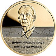 Poland 200 Zlotych Centenary of the Birth of Jan Karski 2014 MW Proof Y# 903 JAN KARSKI SM BYTEM NIKIM, TO MOJA MISJA BYTA WAŽNA. coin reverse Poland 200 Zlotych Centenary of the Birth of Jan Karski 2014 MW Proof Y# 903 JAN KARSKI SM BYTEM NIKIM, TO MOJA MISJA BYTA WAŽNA. coin reverse