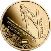 Poland 200 Zlotych (Polish Olympic Team. Beijing 2022) PEKIN 2022 POLSKA REPREZENTACJA OILIMPIJSKA coin reverse Poland 200 Zlotych (Polish Olympic Team. Beijing 2022) PEKIN 2022 POLSKA REPREZENTACJA OILIMPIJSKA coin reverse