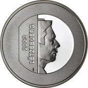 Luxembourg 25 Euro Prince Francois 2023  Proof 2023 LËTZEBUERG CG coin obverse Luxembourg 25 Euro Prince Francois 2023  Proof 2023 LËTZEBUERG CG coin obverse