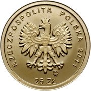 Poland 25 Zlotych Beatification of John Paul II 2011 MW Proof Y# 774 RZECZPOSPOLITA POLSKA 2011 MW 25 ZŁ coin obverse Poland 25 Zlotych Beatification of John Paul II 2011 MW Proof Y# 774 RZECZPOSPOLITA POLSKA 2011 MW 25 ZŁ coin obverse
