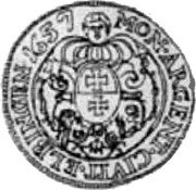 Poland 3 Ducat (Karol X Gustaw Swedish Occupation) MON ARGENT CIVIT ELBINGEN 1657 coin reverse Poland 3 Ducat (Karol X Gustaw Swedish Occupation) MON ARGENT CIVIT ELBINGEN 1657 coin reverse