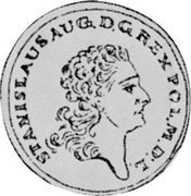 Poland 3 Groschen Stanislaus Augustus Pattern Coin 1767 CI KM# Pn71 STANISLAUS AUG D G REX POL M D L coin obverse Poland 3 Groschen Stanislaus Augustus Pattern Coin 1767 CI KM# Pn71 STANISLAUS AUG D G REX POL M D L coin obverse