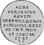 Poland 3 Groschen (Stanislaus Augustus Pattern Coin) KM# Pn73 AERE PERENNIVS AEVUM SCEPTRAGERAT PATRIAMO BEET OF CK MON 17 IANUAR 1767 CI coin reverse Poland 3 Groschen (Stanislaus Augustus Pattern Coin) KM# Pn73 AERE PERENNIVS AEVUM SCEPTRAGERAT PATRIAMO BEET OF CK MON 17 IANUAR 1767 CI coin reverse