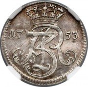 Poland 3 Grosze (August III) A3R coin obverse Poland 3 Grosze (August III) A3R coin obverse
