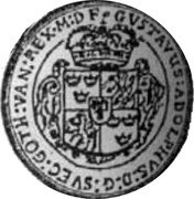 Poland 3 Talar (Gustaw II Adolf Swedish Occupation) GVSTAVUS ADOLPHVS D G SVEC GOTH VAN REX M D F coin obverse